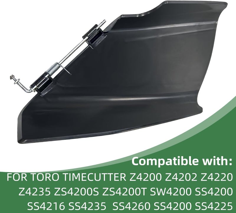 deawater 1set 112-3951 Deflector/Discharge Chute for Toro TIMECUTTER 42" Mowers W/Hardware - Image 4